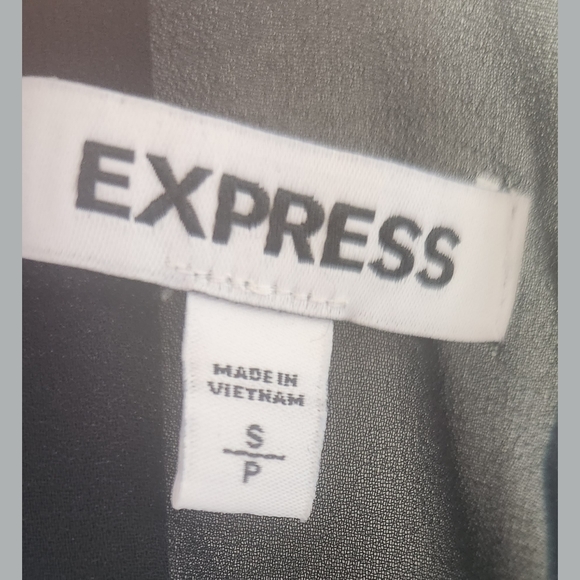 Express Striped Tie Front Dressy Tank Top Small - Picture 2 of 8